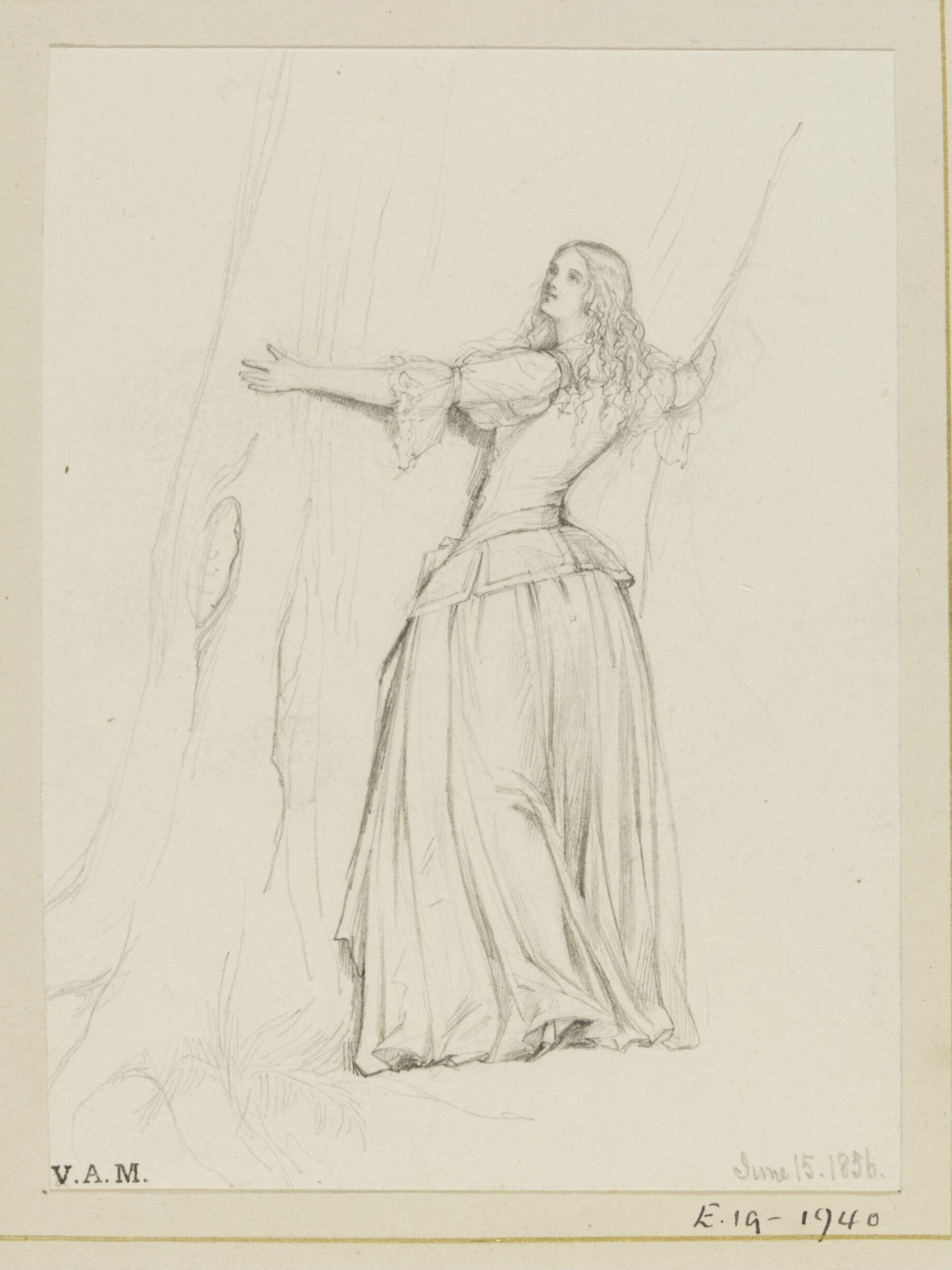 Drawing, William Maw Egley, 15/06/1856