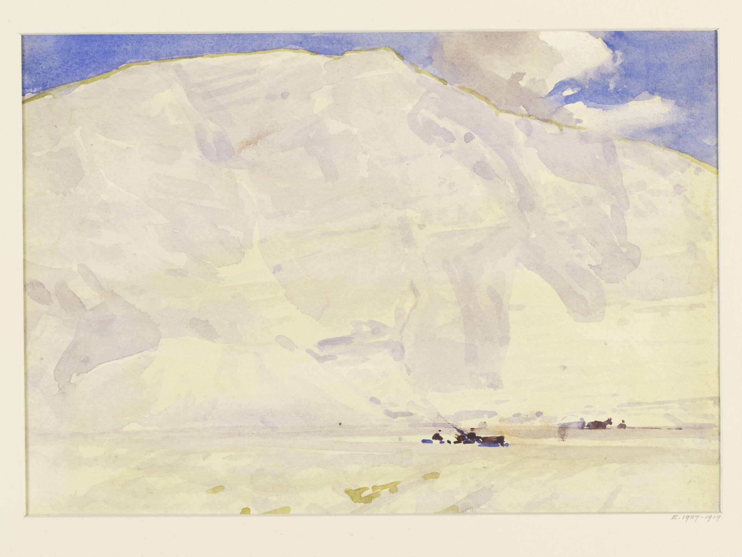 Marble Quarry, probably at Carrara, Alfred East, late 19th century-early 20th century