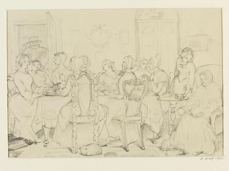  Study for the painting 'The Gossips' top image