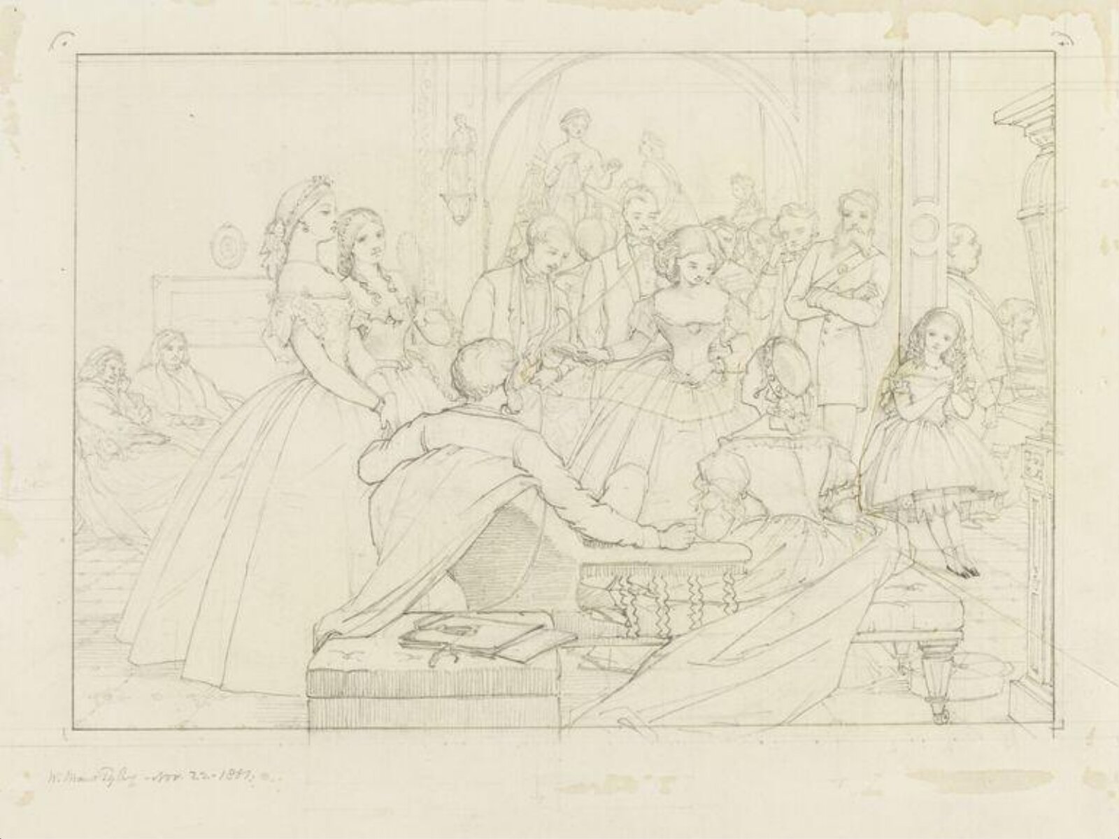 Drawing, William Maw Egley