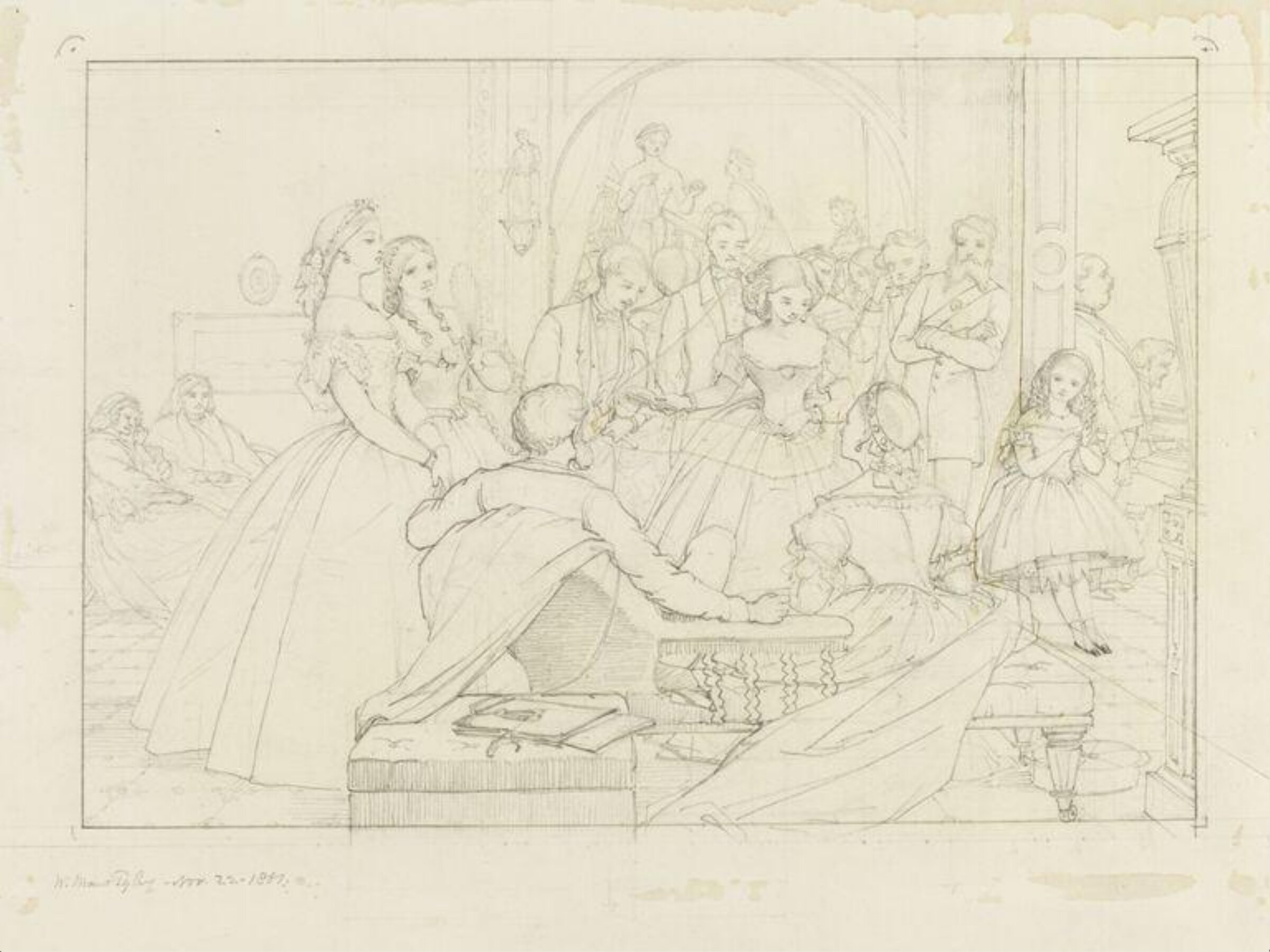 Drawing, William Maw Egley
