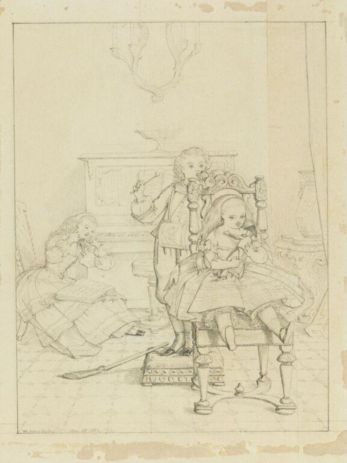 Drawing, William Maw Egley