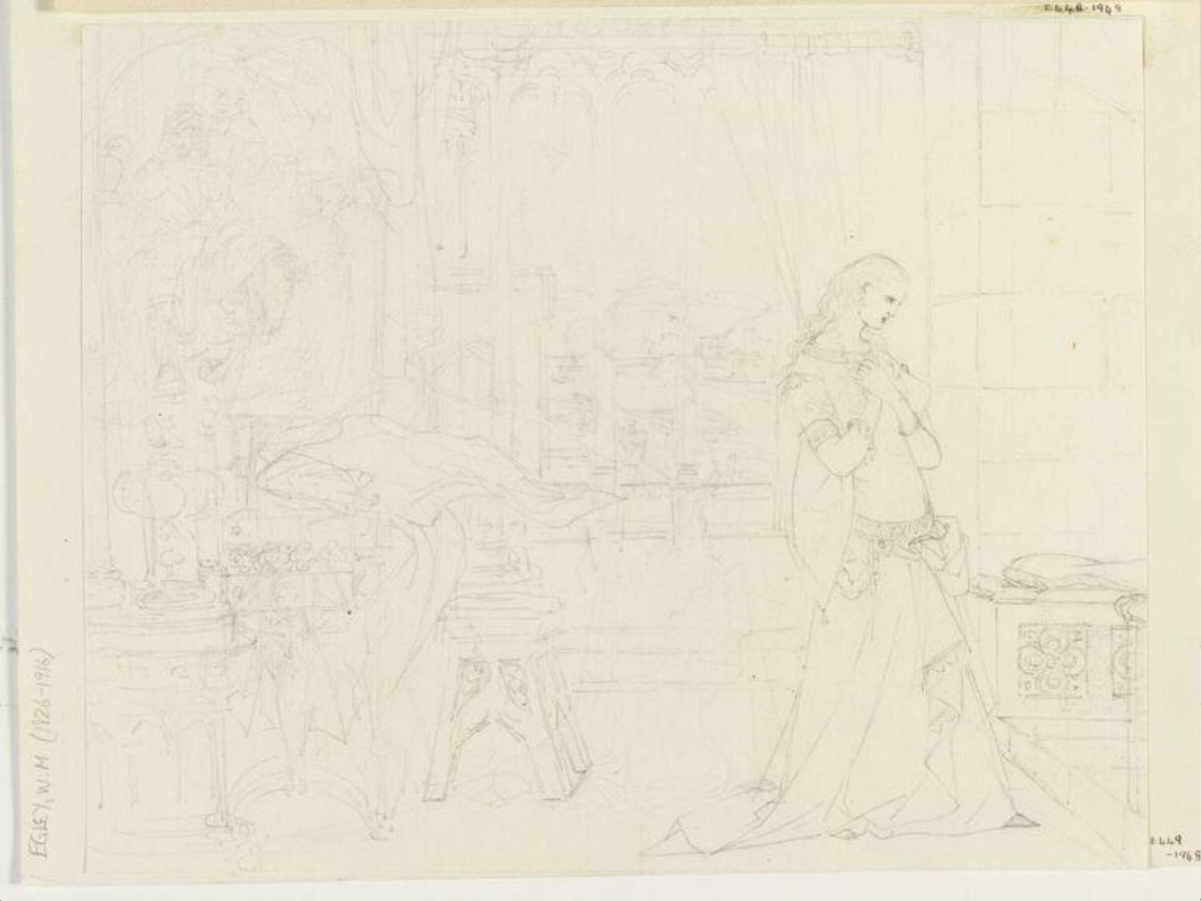 Drawing, William Maw Egley