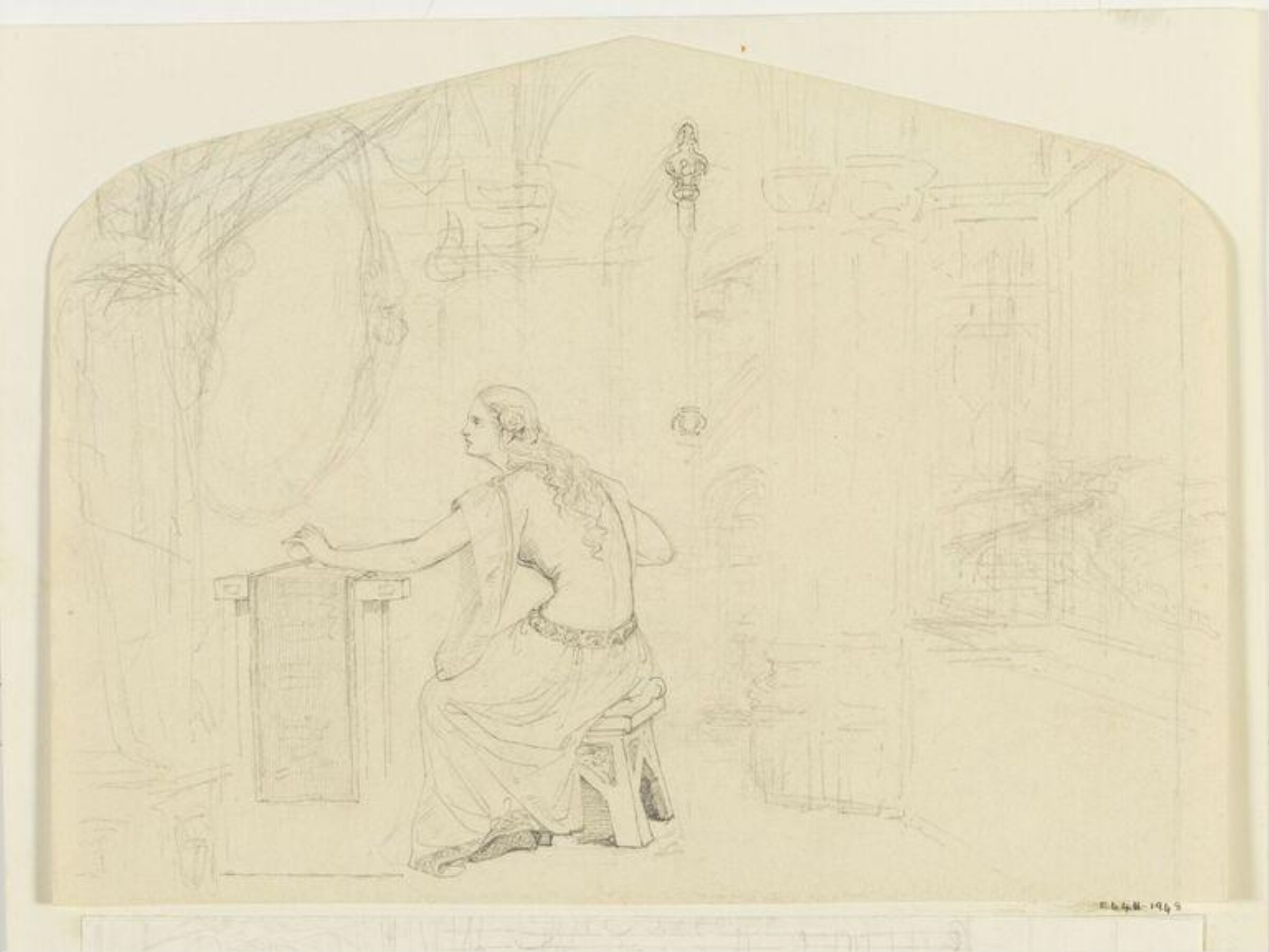 Drawing, William Maw Egley