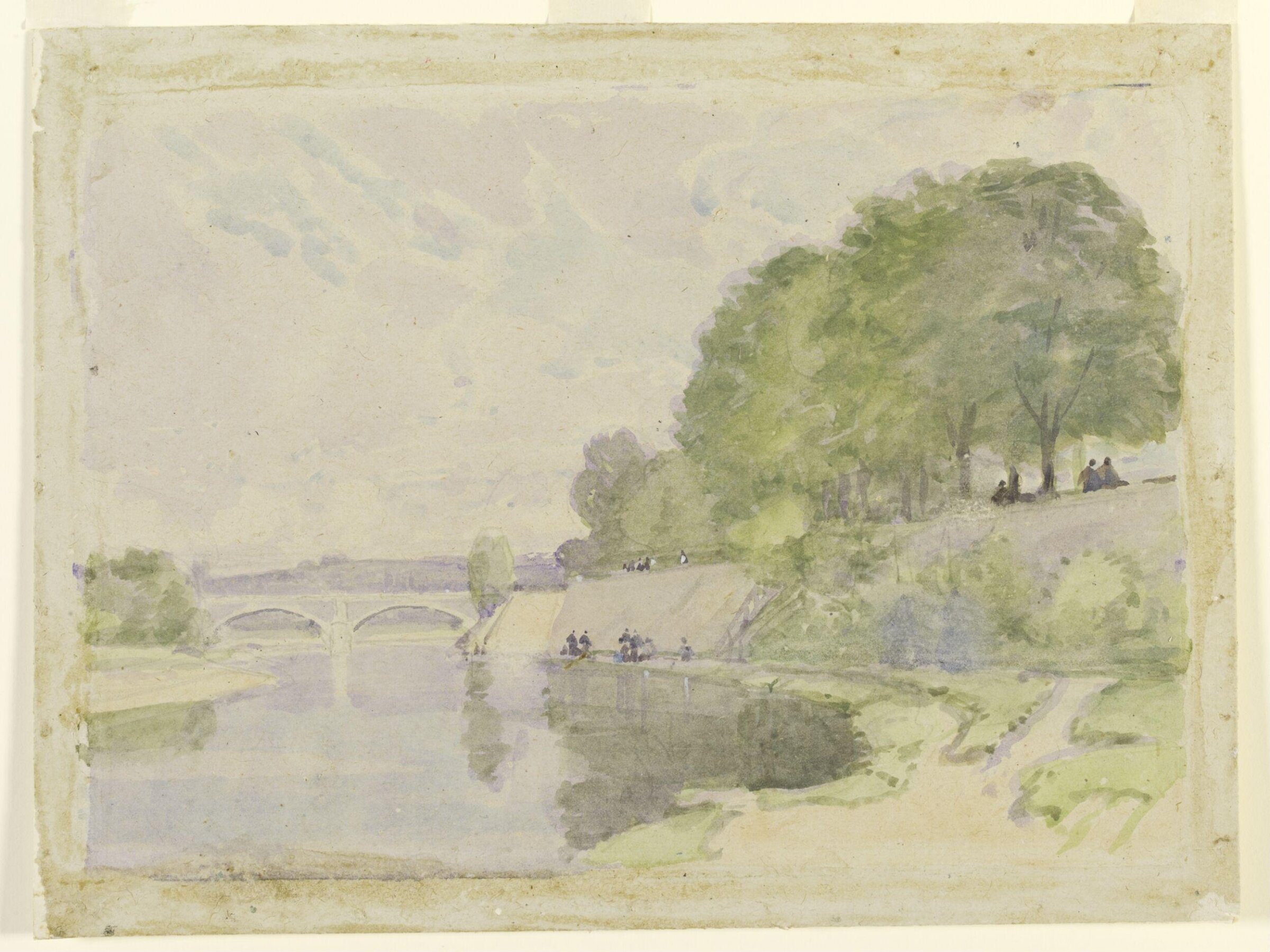 On the Loire: Morning, Alfred East, ca. 1880-1910