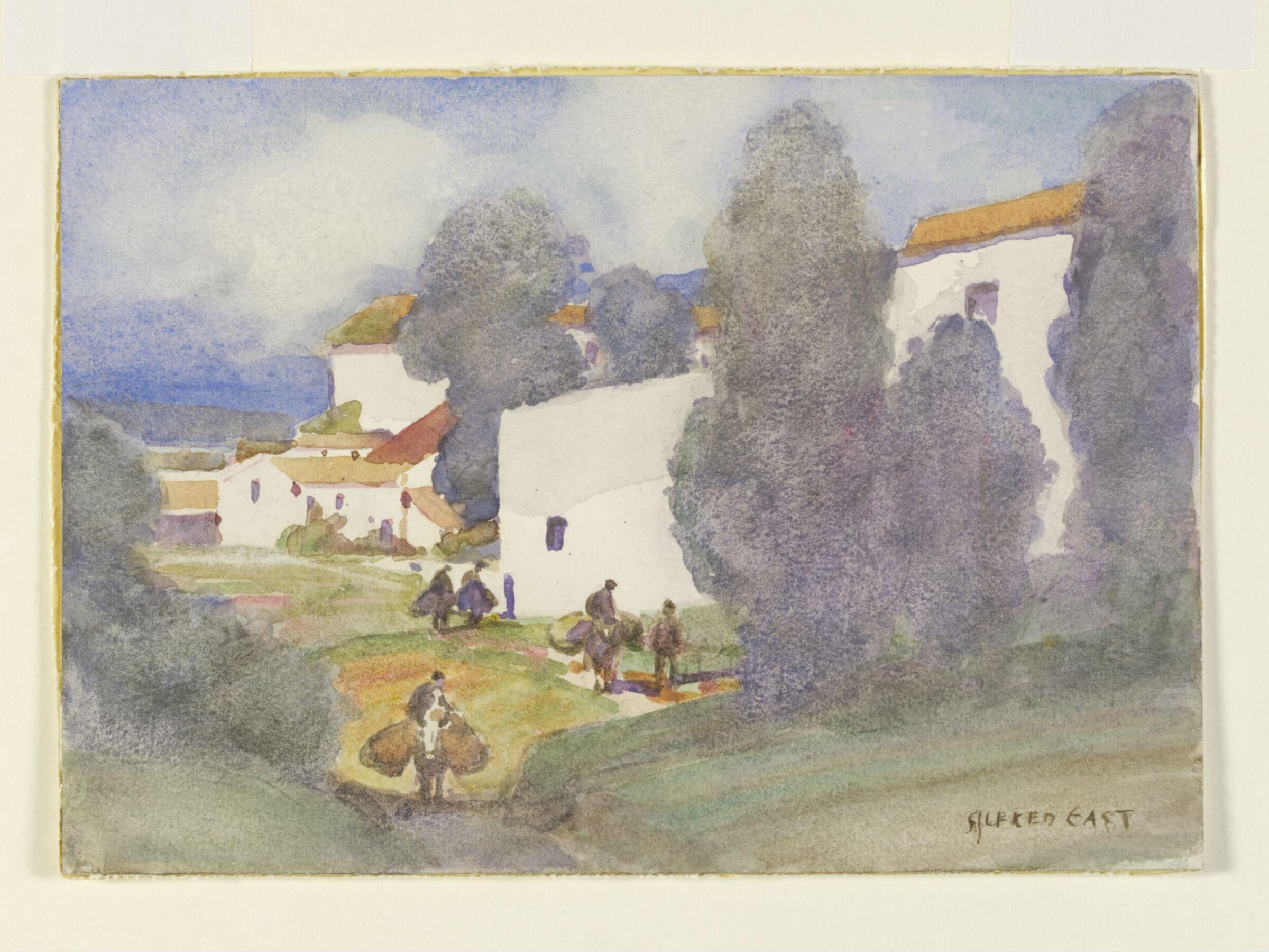 Scene at Algeciras, Alfred East, ca. 1870-1910
