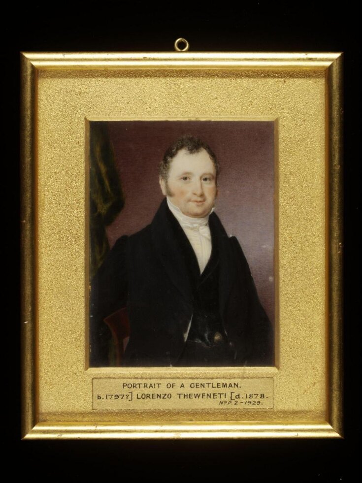 Portrait miniature of a gentleman top image