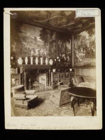 London: Princes Gate, a room in the residence of Mr F R Leyland