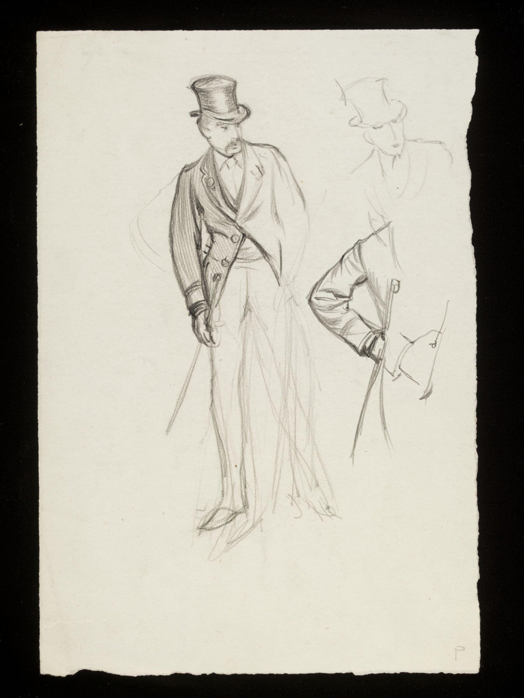 A man in evening dress, Luke Fildes, ca. 1860-1927