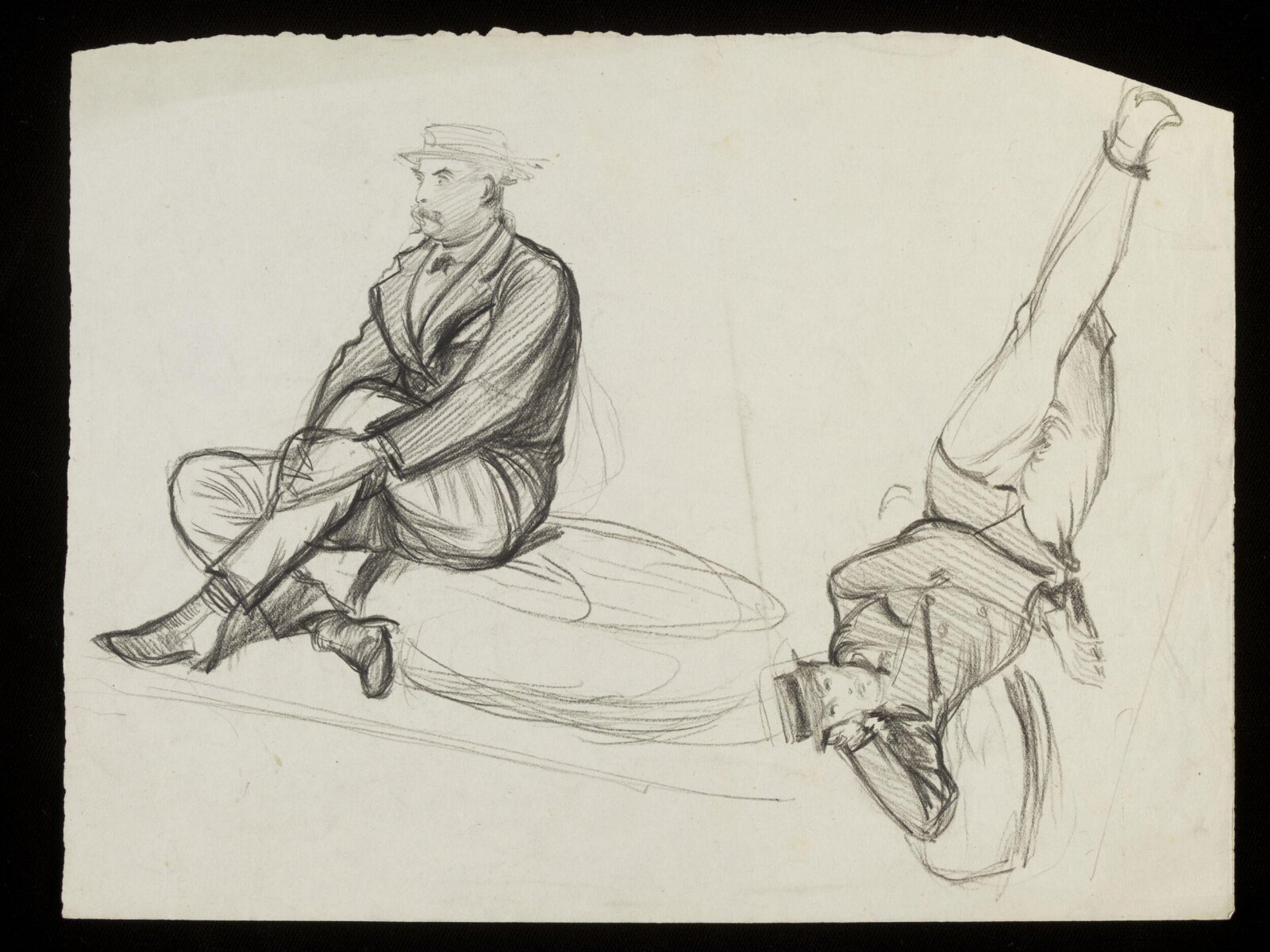 Drawing, Luke Fildes, ca. 1860-1927