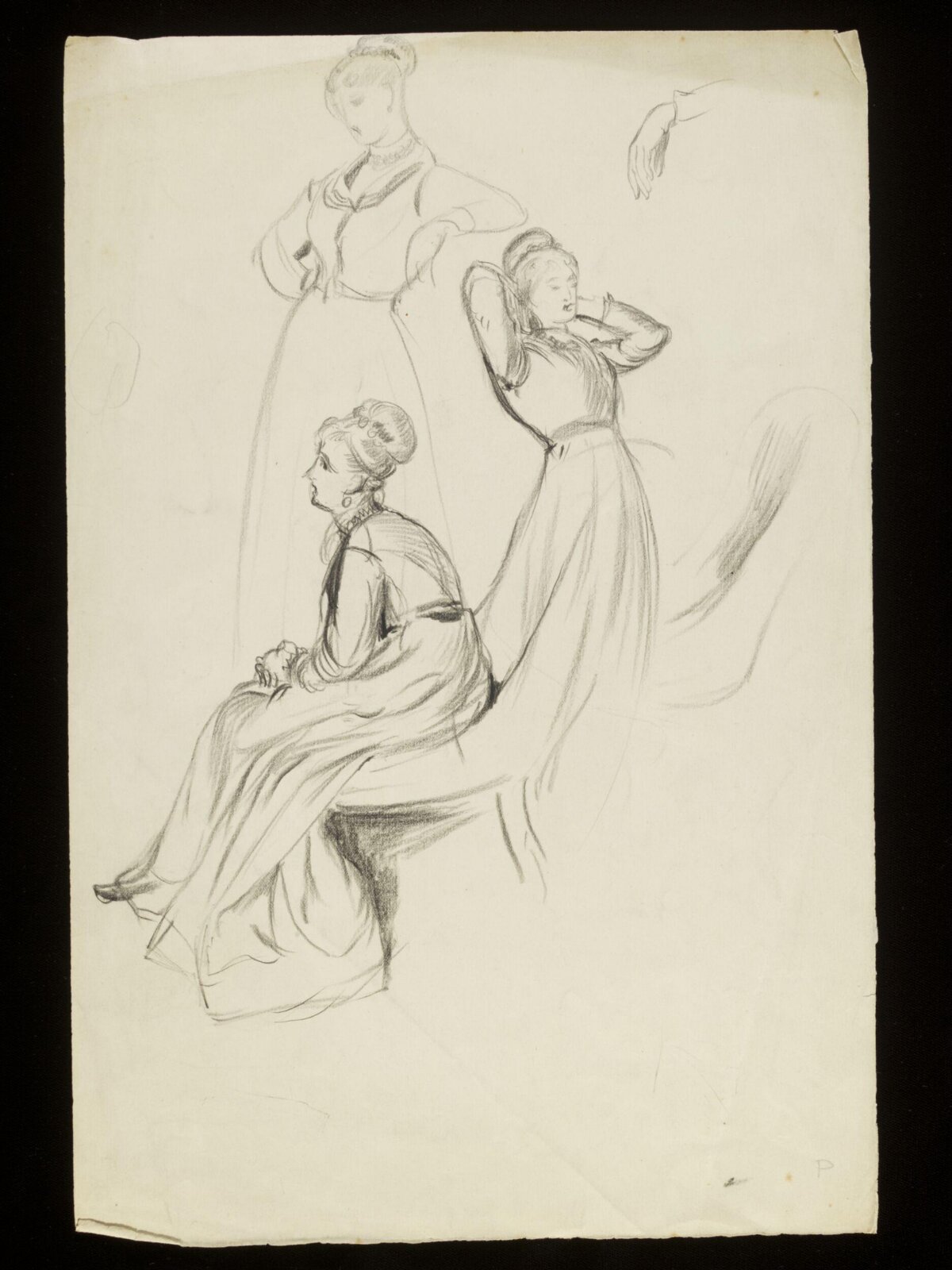 Drawing, Luke Fildes, ca. 1860-1927