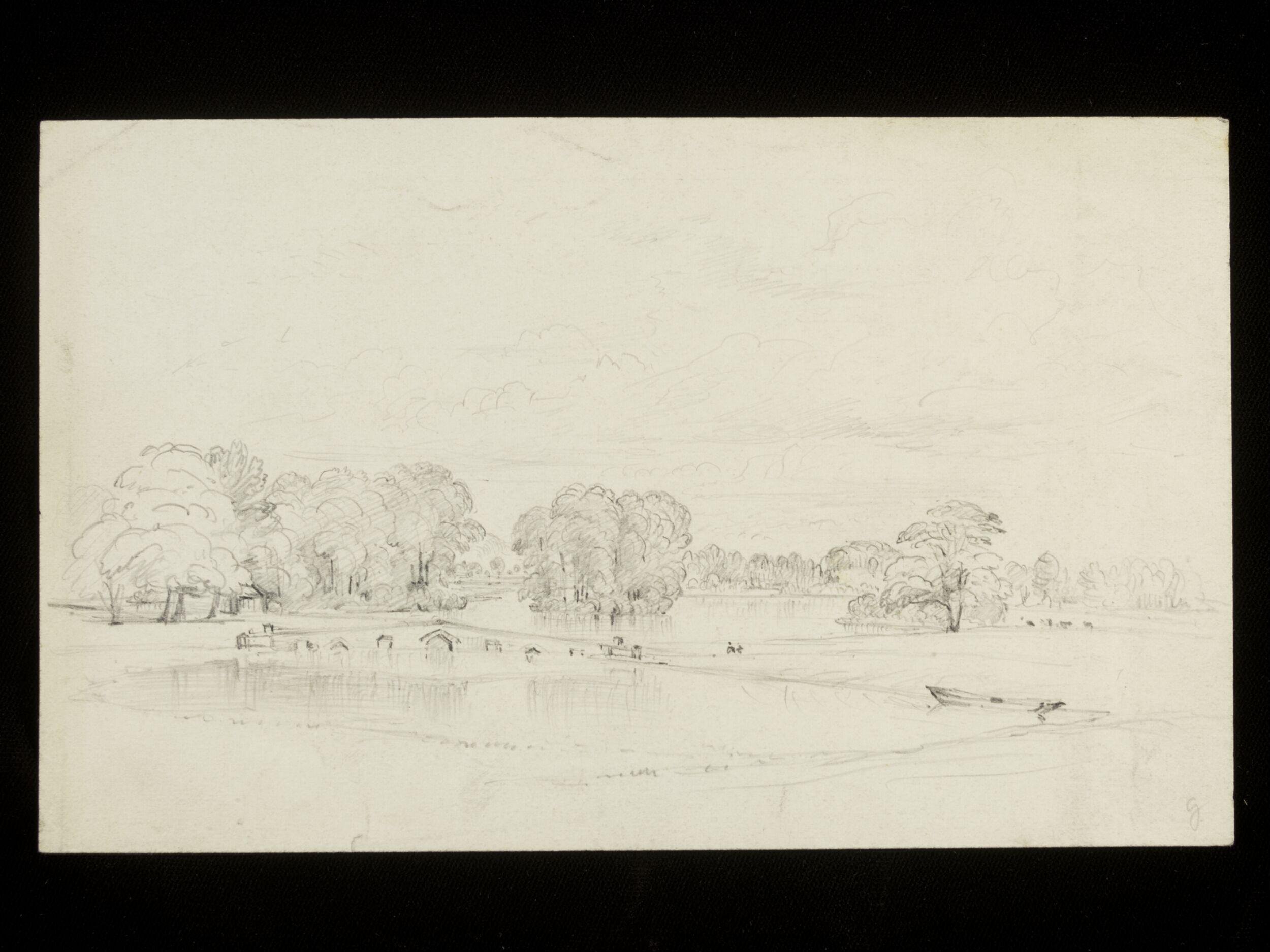 Lakes and a bridge