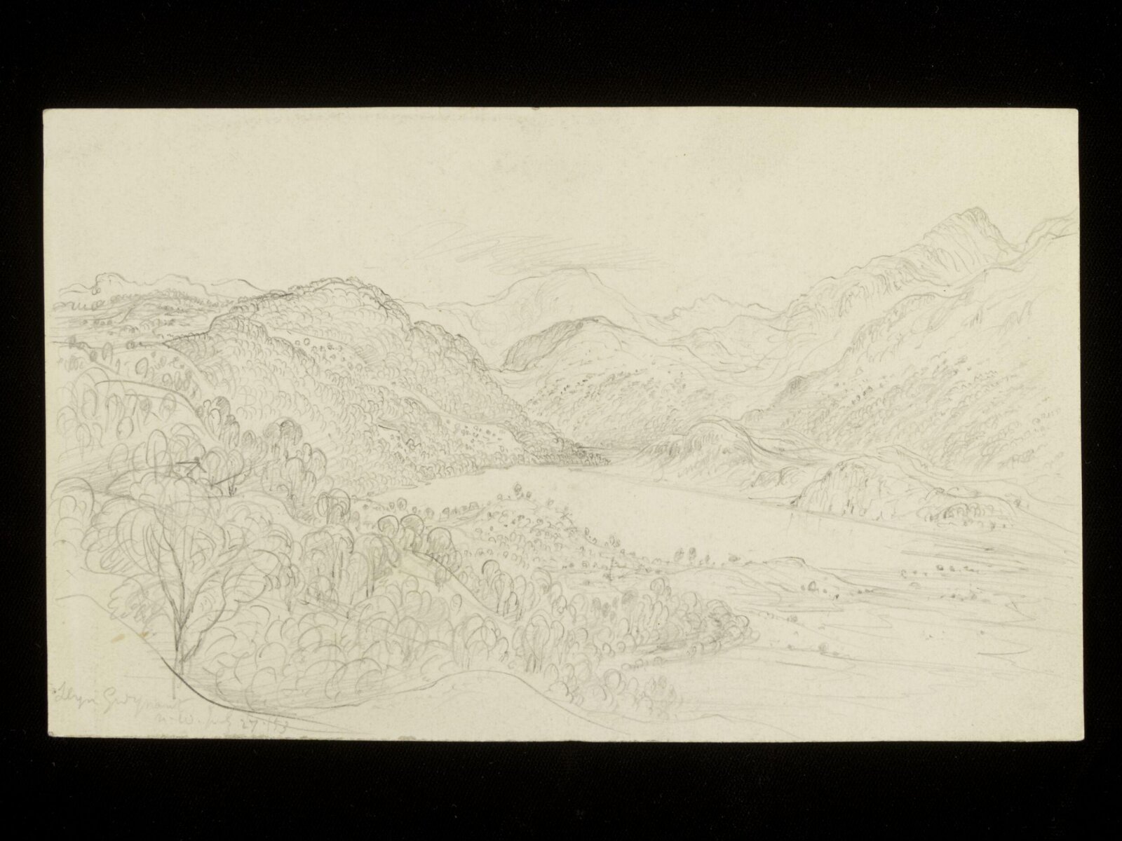 Llyn Gwyant, Luke Fildes, 27/07/1853
