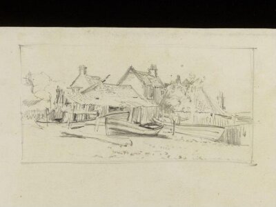 Boats with buildings in the background