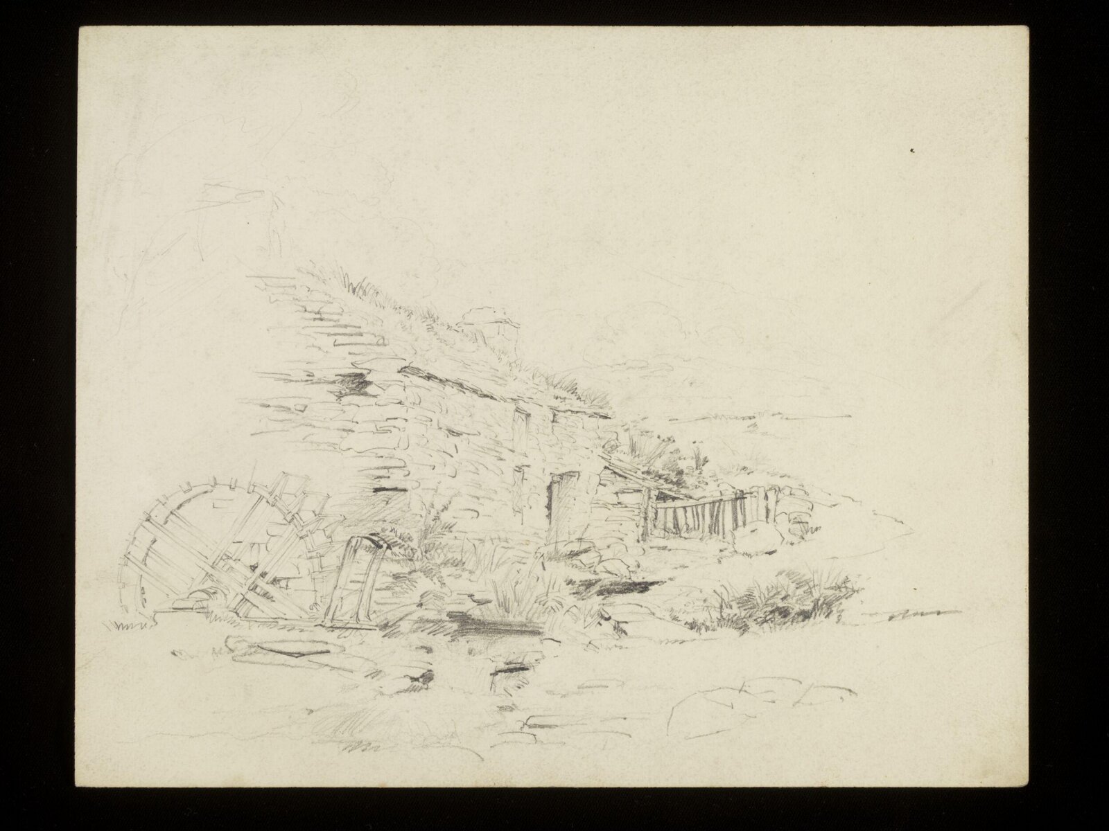 Water mill, Luke Fildes, ca. 1860-1927