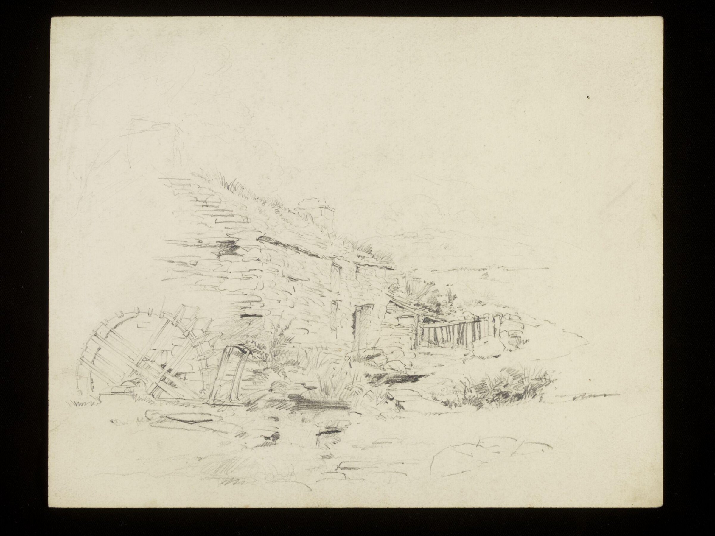 Water mill, Luke Fildes, ca. 1860-1927
