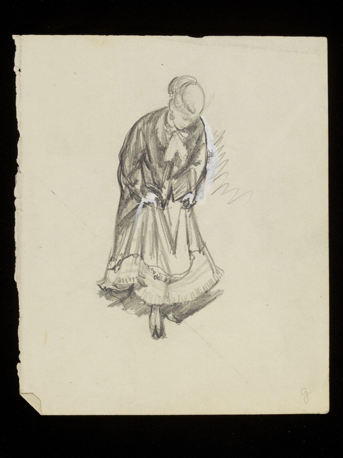 Drawing, Luke Fildes, ca. 1860-1927