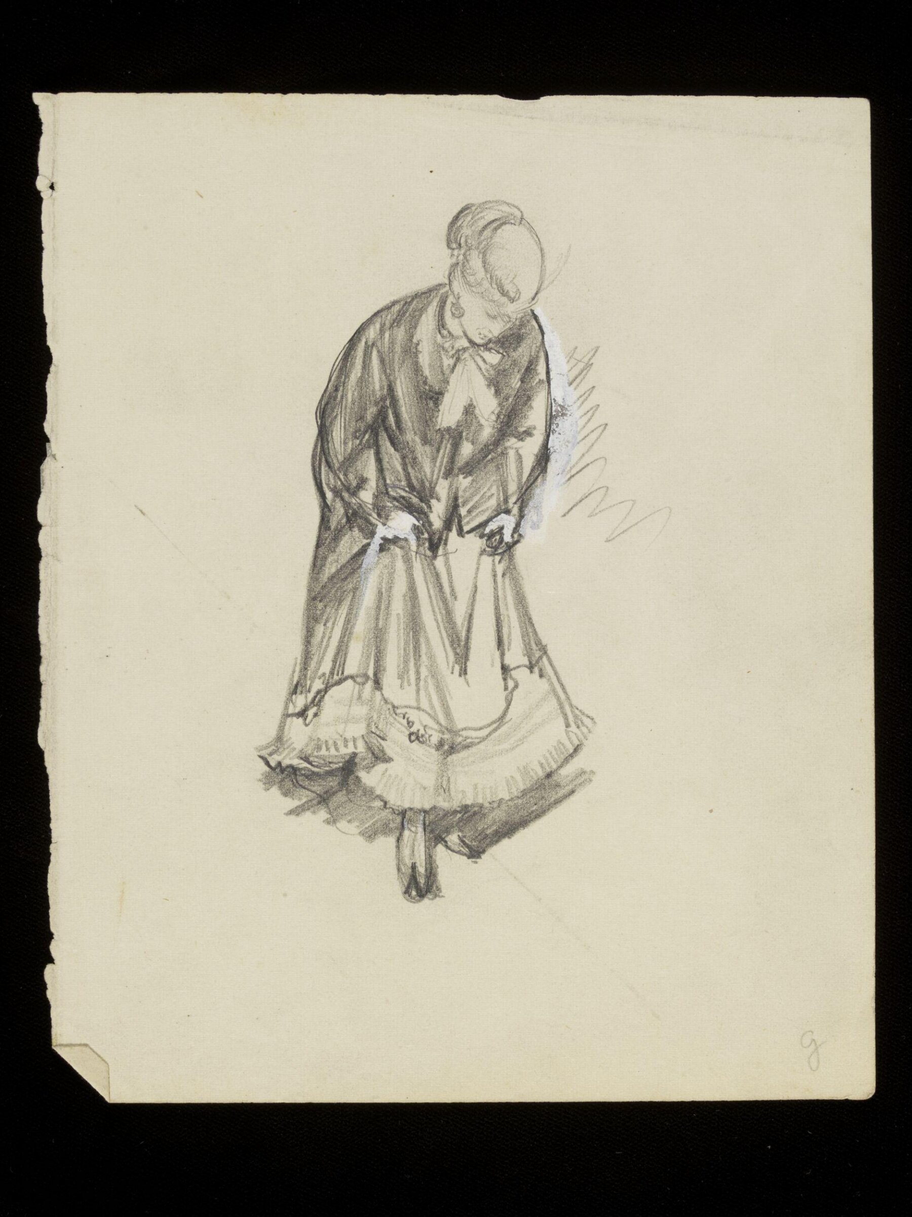 Drawing, Luke Fildes, ca. 1860-1927