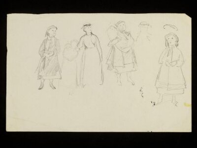 A woman in an overcoat and hat