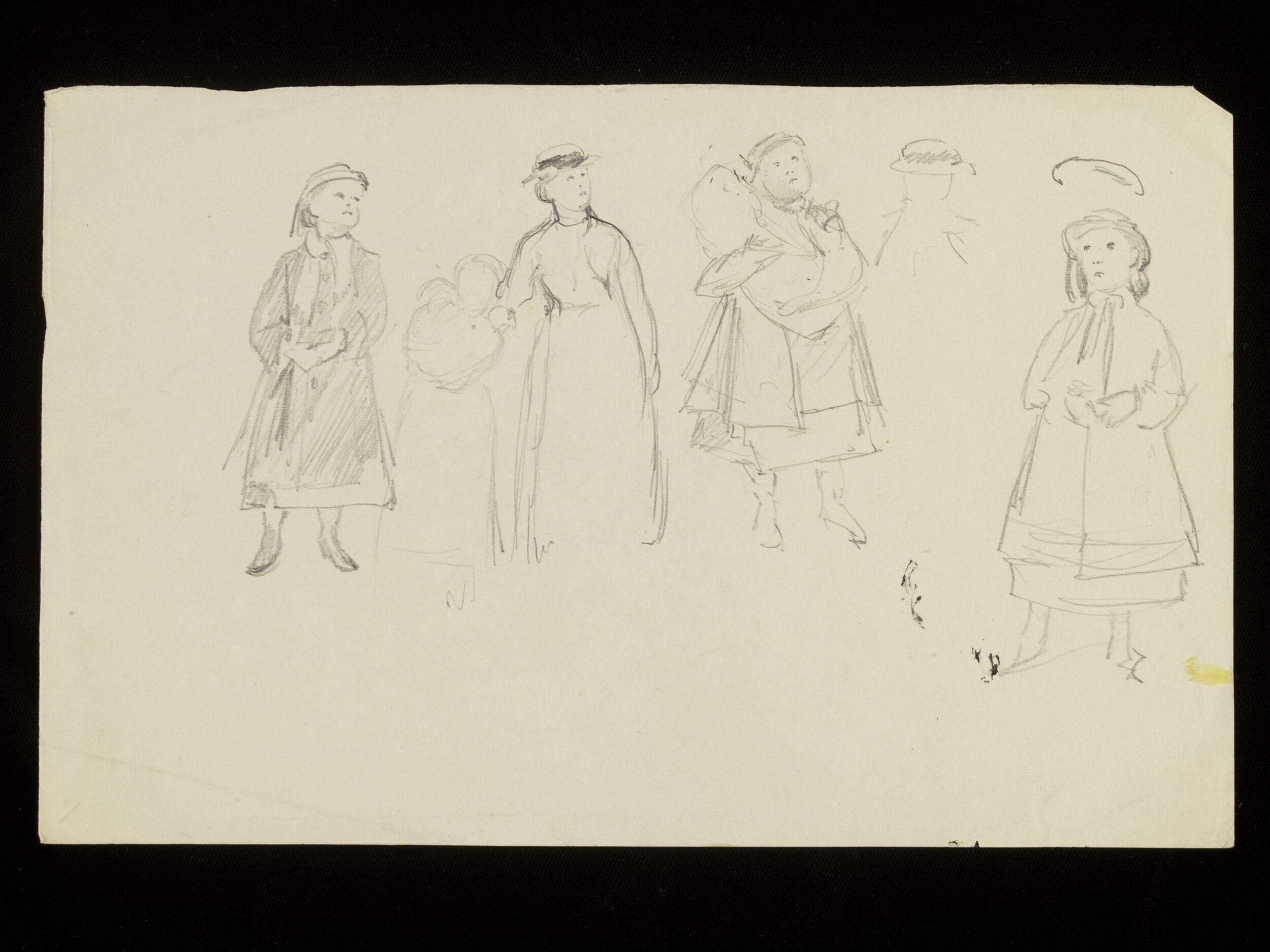 A woman in an overcoat and hat
