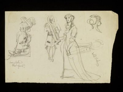 Men and women in costume