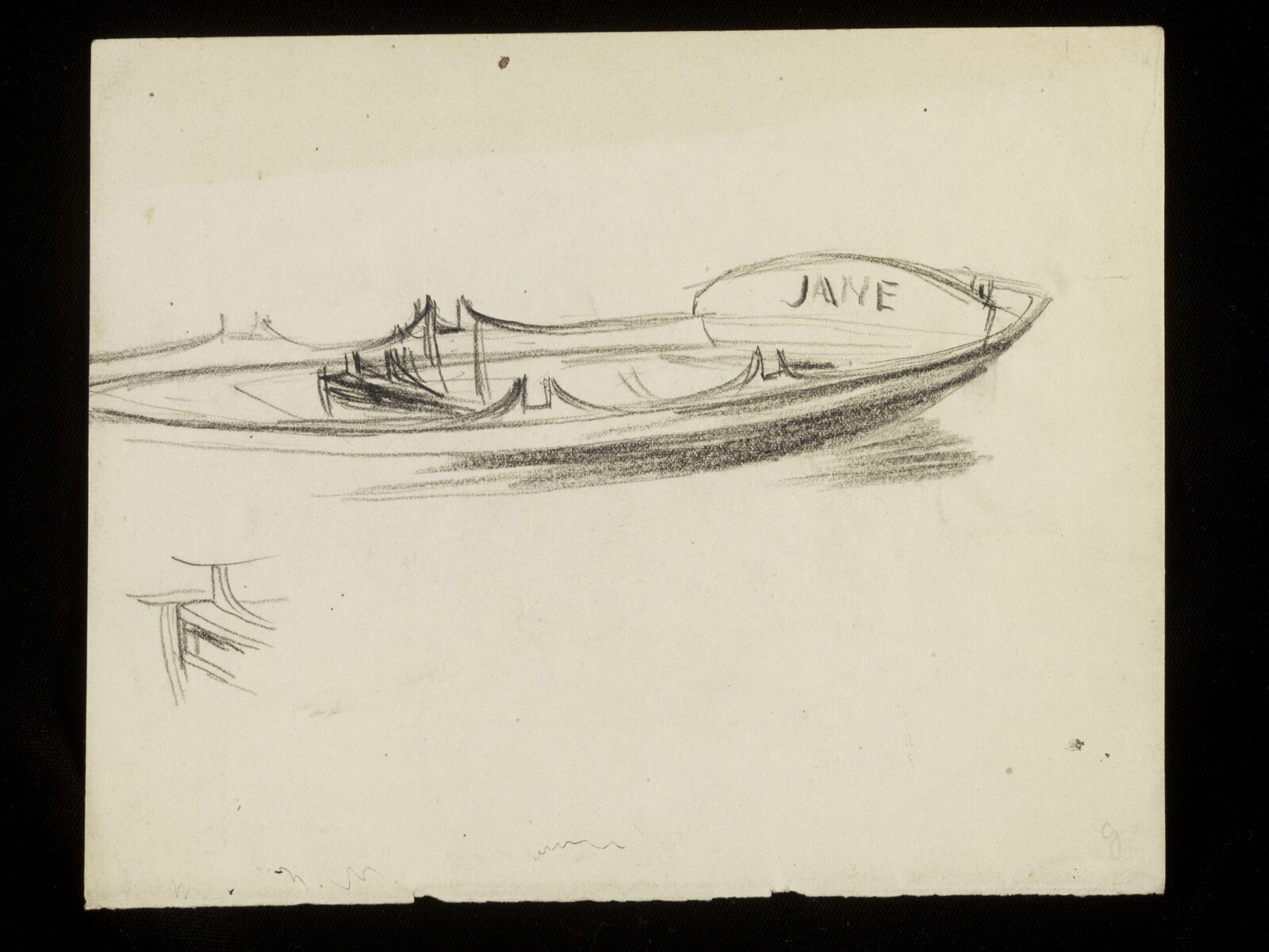 A boat, Luke Fildes, ca. 1860-1927