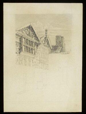 The façade of a late 16th century building