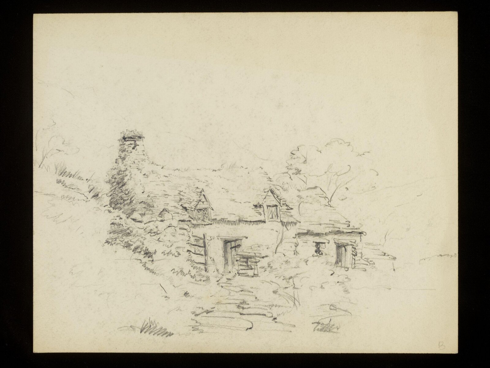 A ramshackle cottage, Luke Fildes, ca. 1860-1927