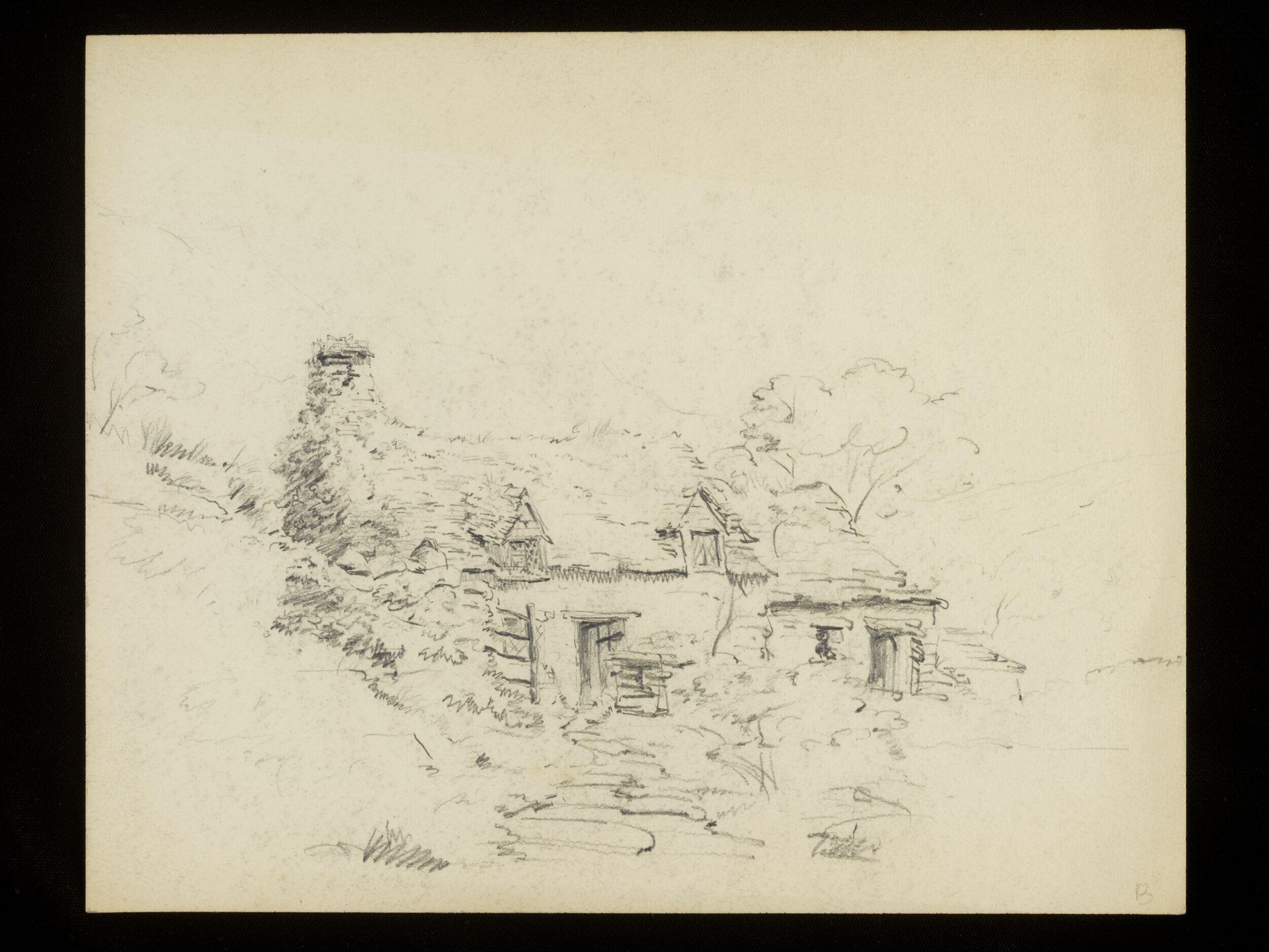 A ramshackle cottage