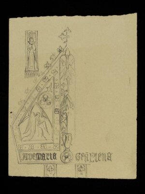 Detail of an ornate ecclesiastical design