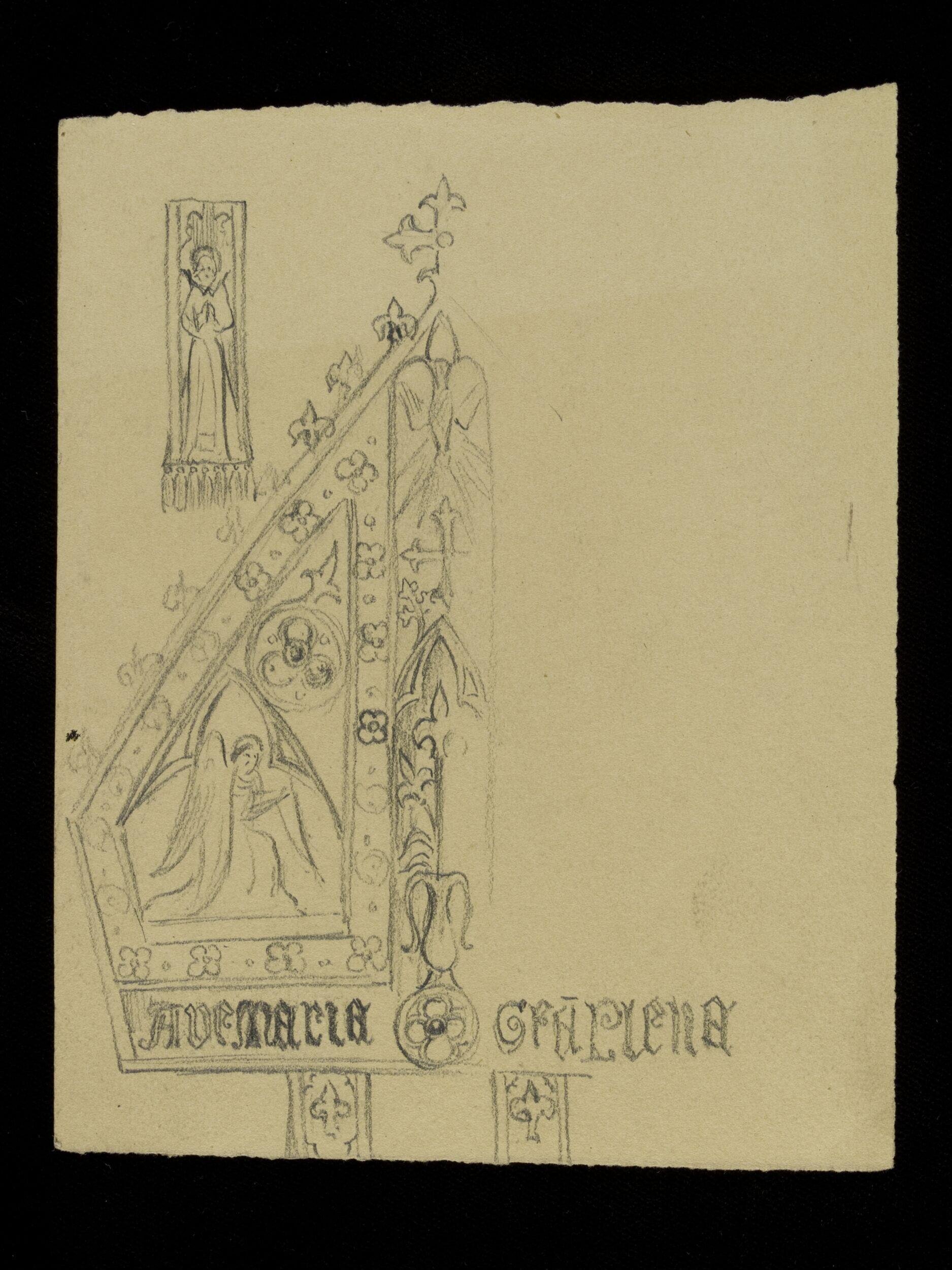 Detail of an ornate ecclesiastical design