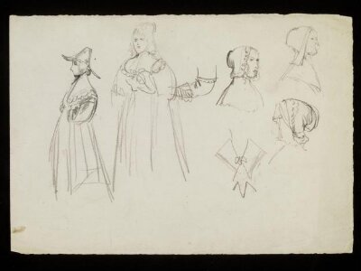 Women in costume and hats