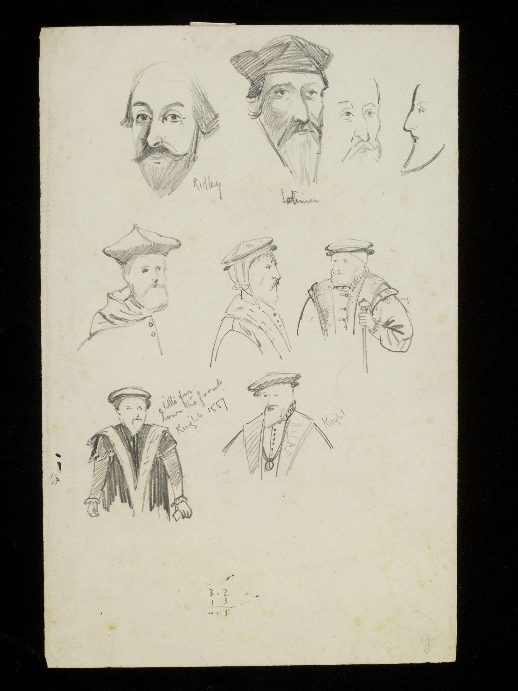 Men in costume, Luke Fildes, ca. 1860-1927