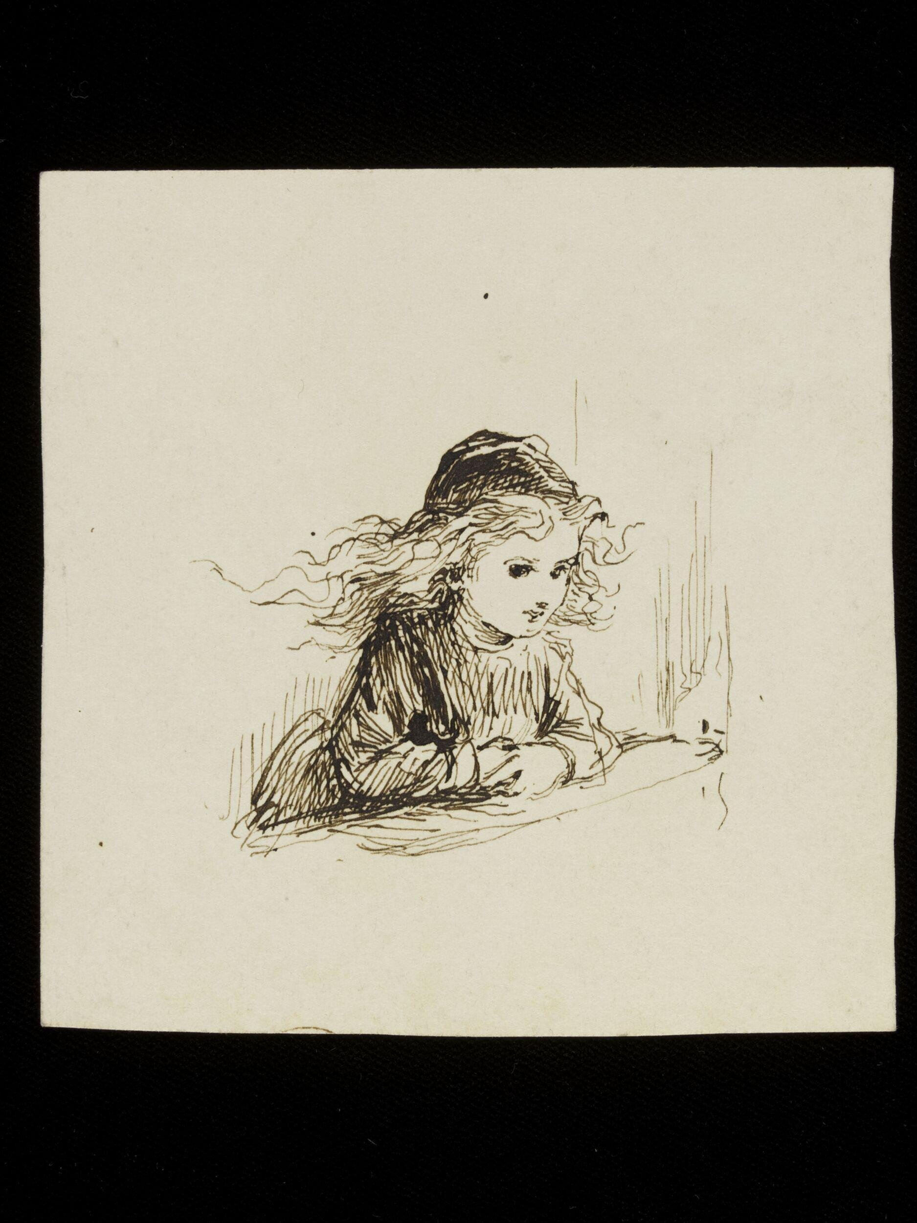 Young girl in a hat