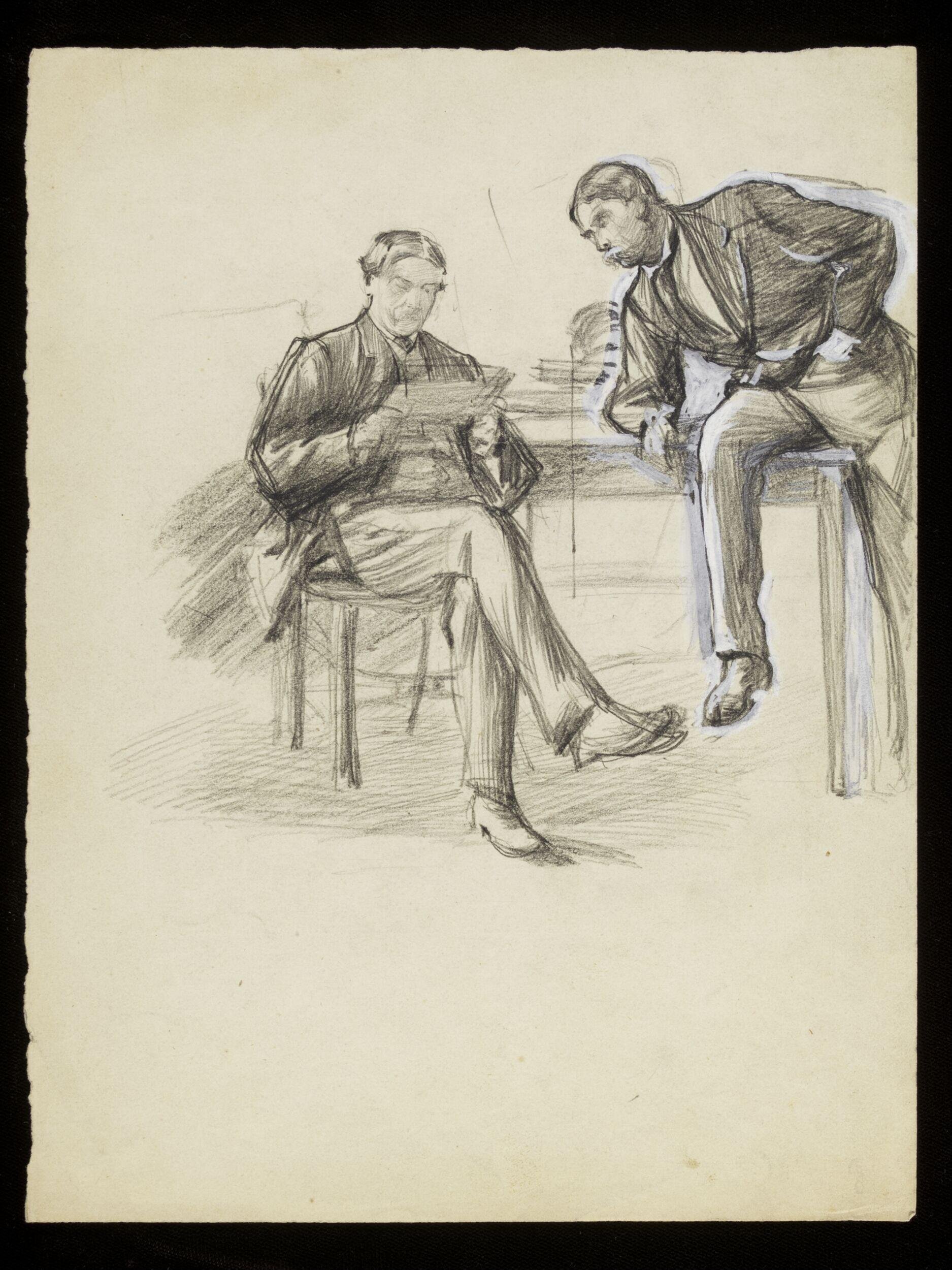 Two smartly dressed men