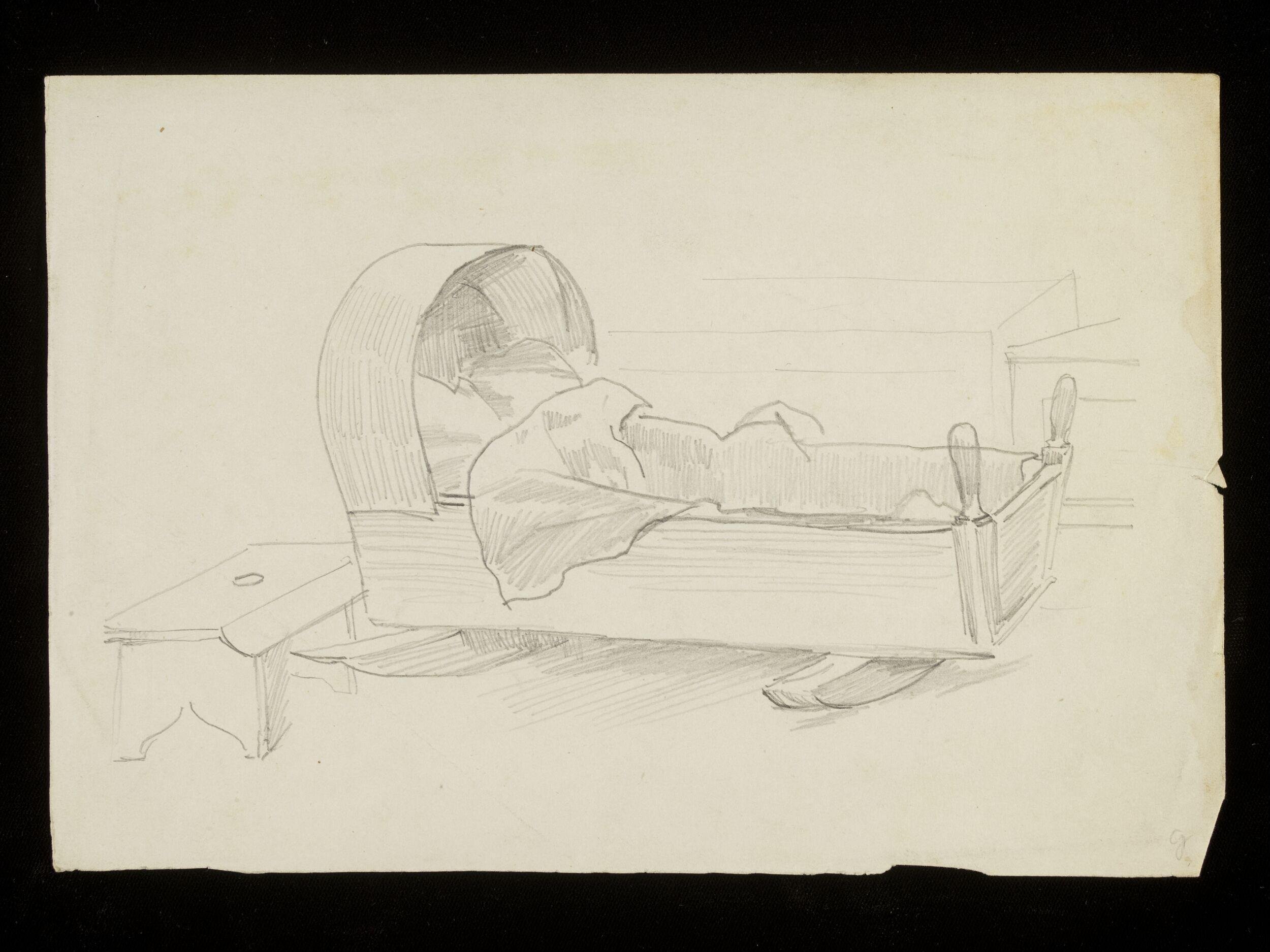 A baby's crib