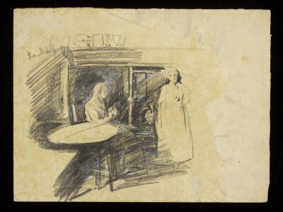 Interior with two women