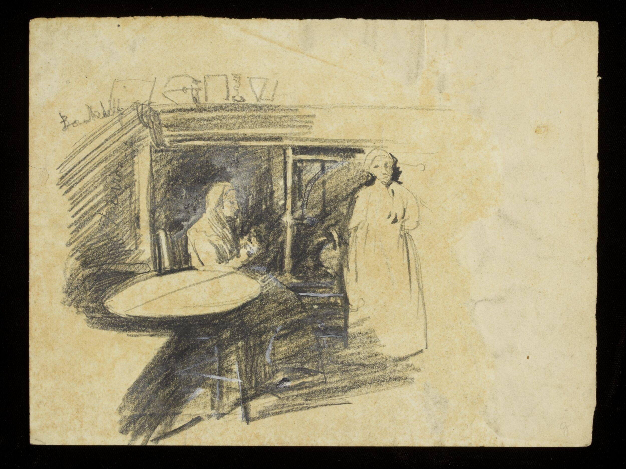 Interior with two women
