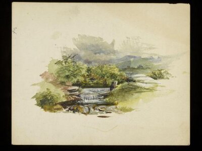 A Stream with small waterfalls