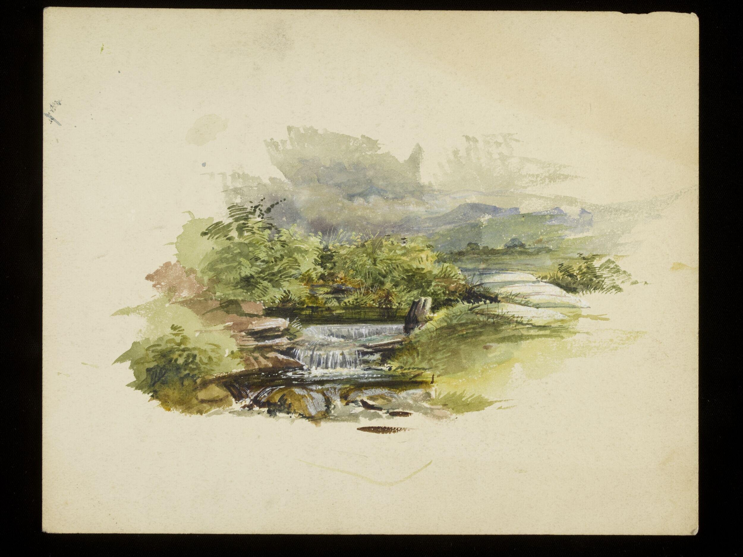A Stream with small waterfalls