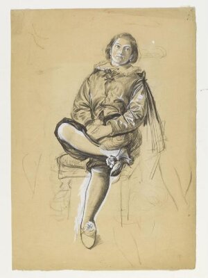 Young man in costume