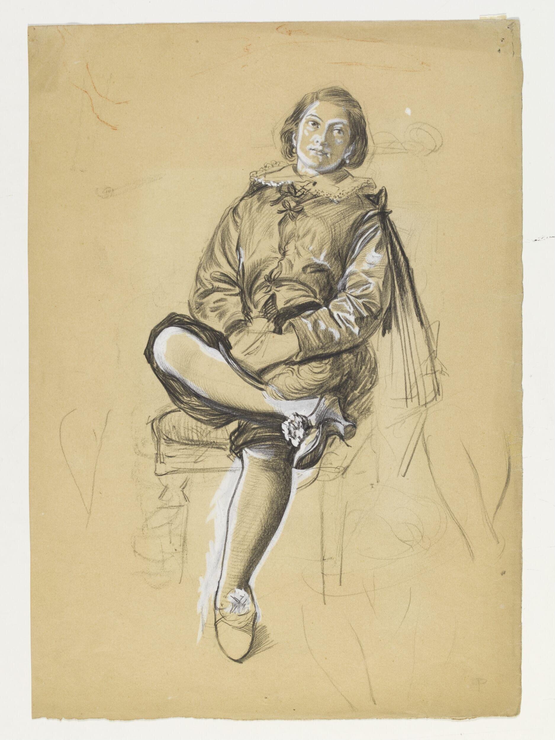 Young man in costume
