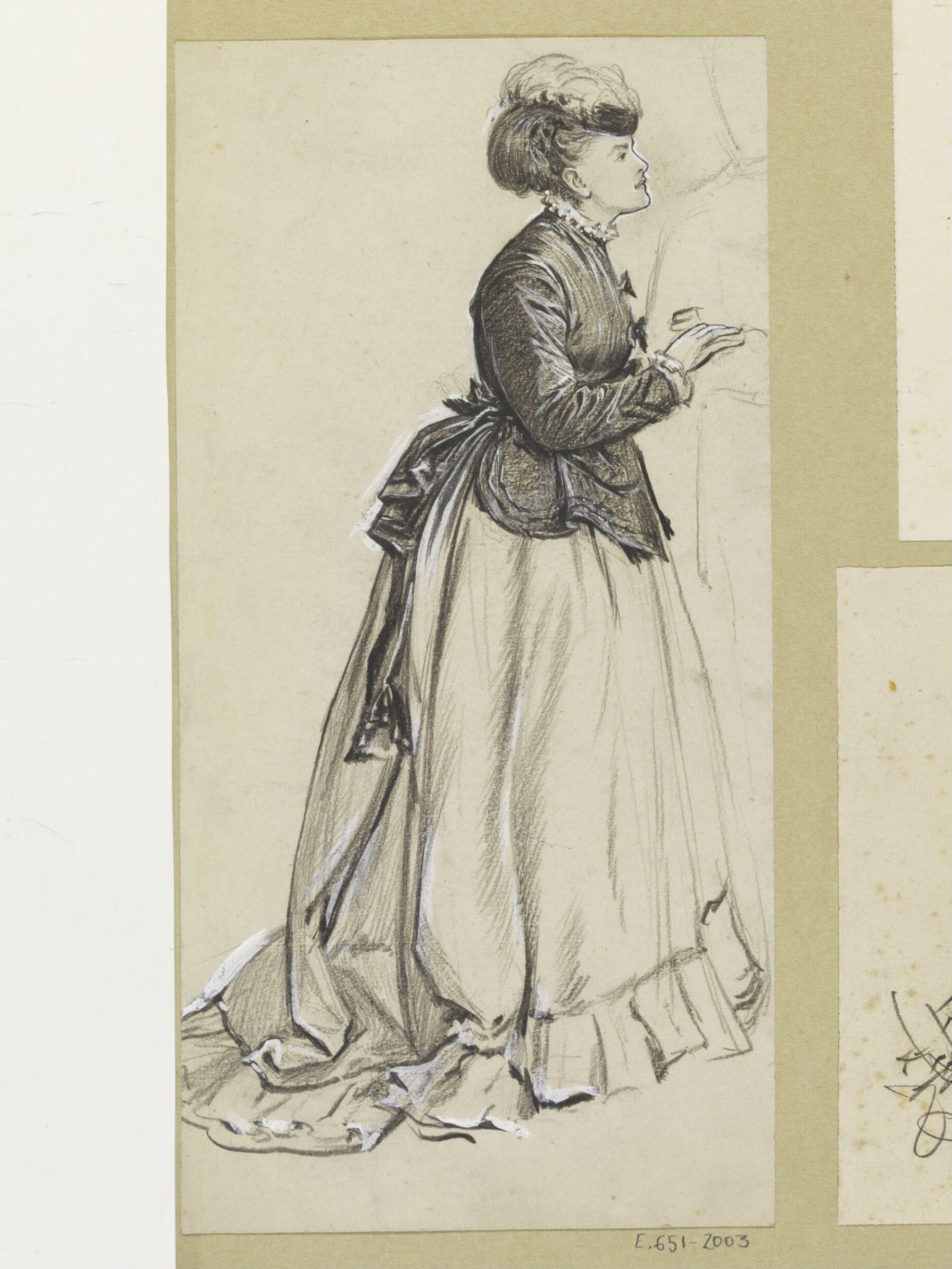 Woman wearing a hat, Luke Fildes, ca. 1860-1927