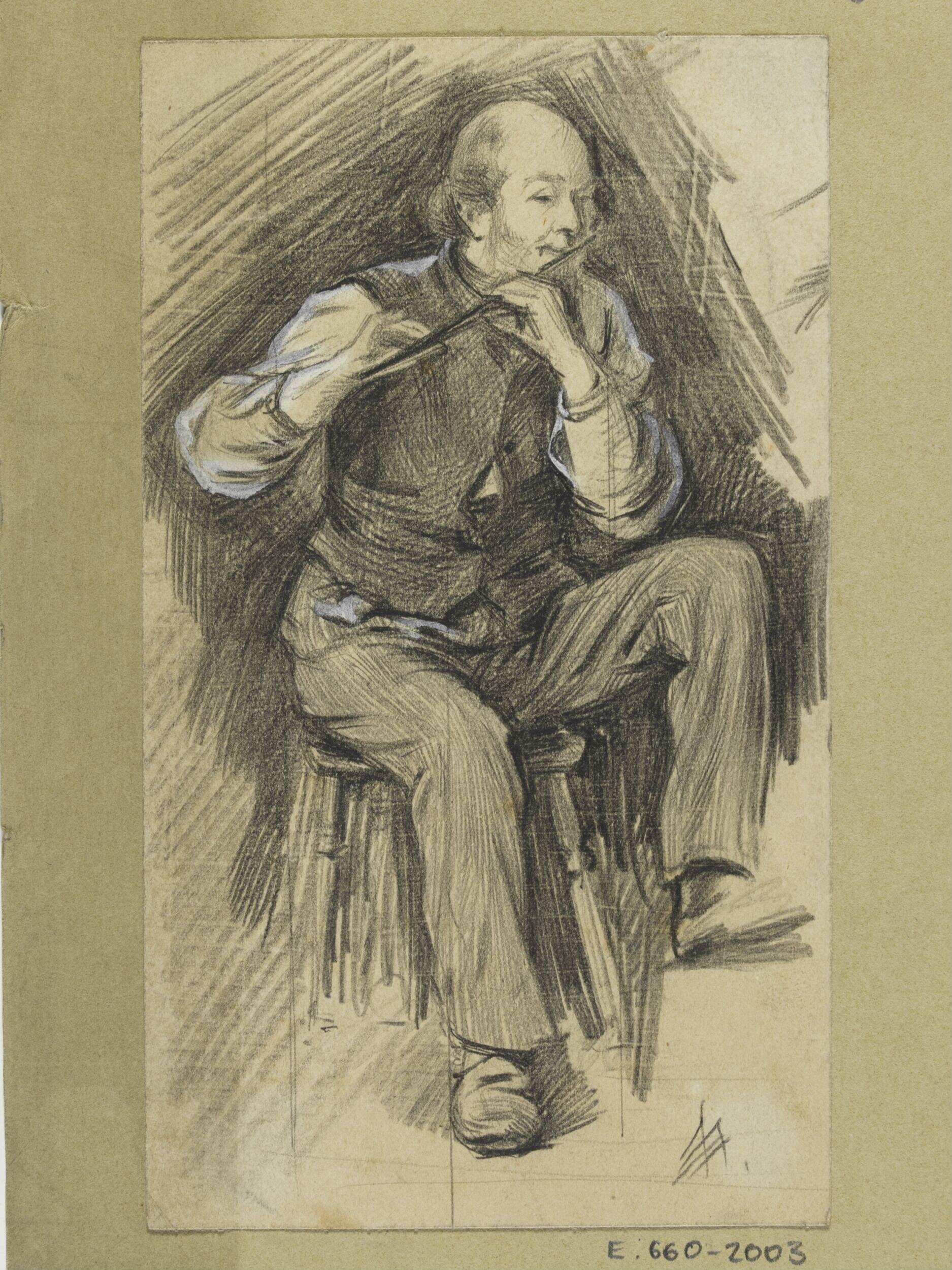 Man playing a flute