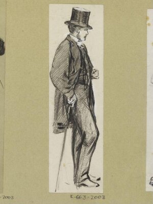 A Man wearing a top hat and tails