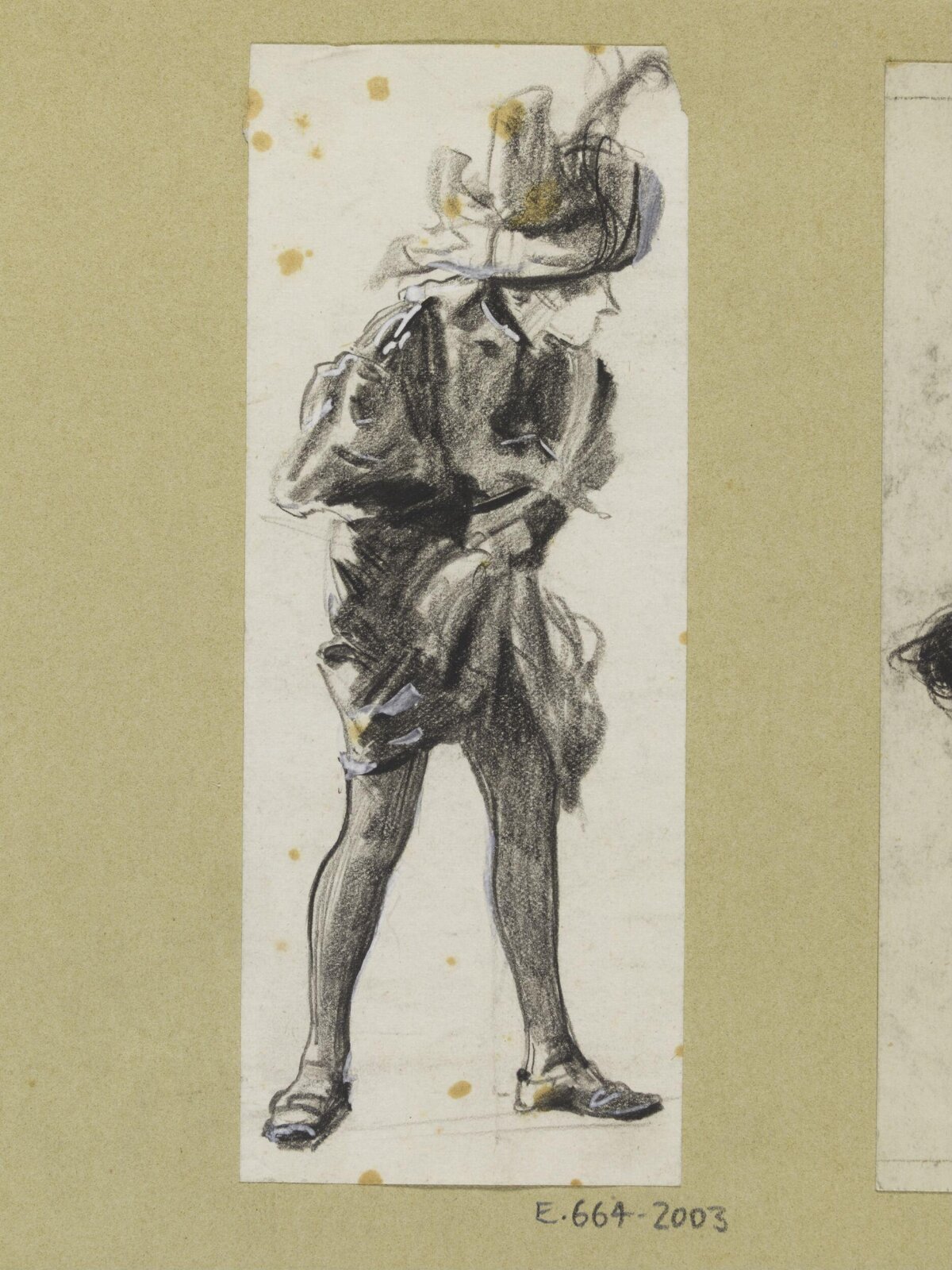 A Man in costume, Luke Fildes, ca. 1860-1927