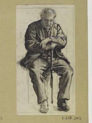 Seated man