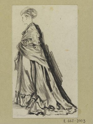 Woman in a long dress