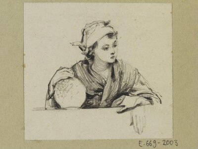 A Young woman wearing a head scarf