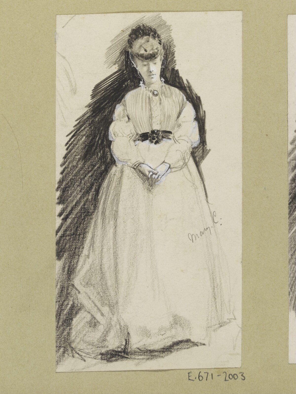 Mary. C., Luke Fildes, ca. 1860-1927
